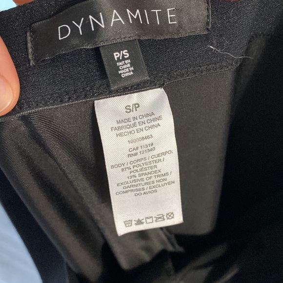 Black faux leather tights - Picture 2 of 2